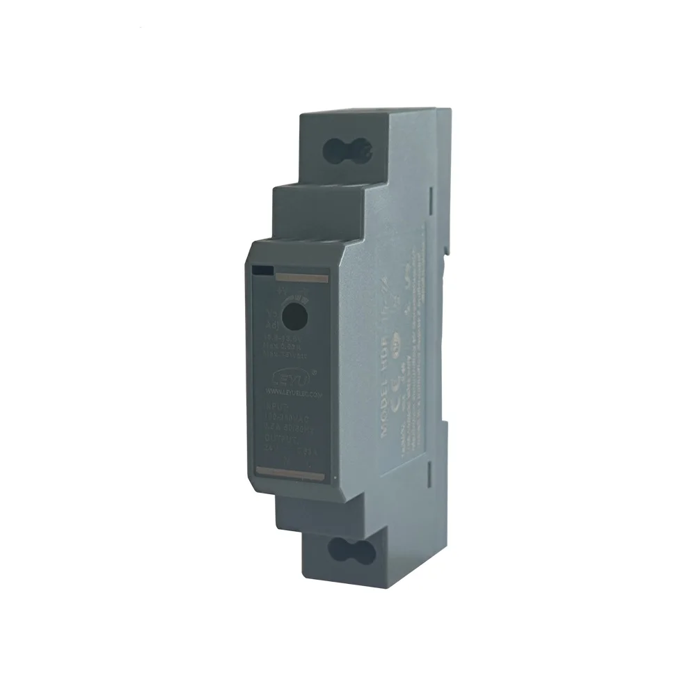 12V 24V DIN Rail power supply HDR-15 High quality and easy to install