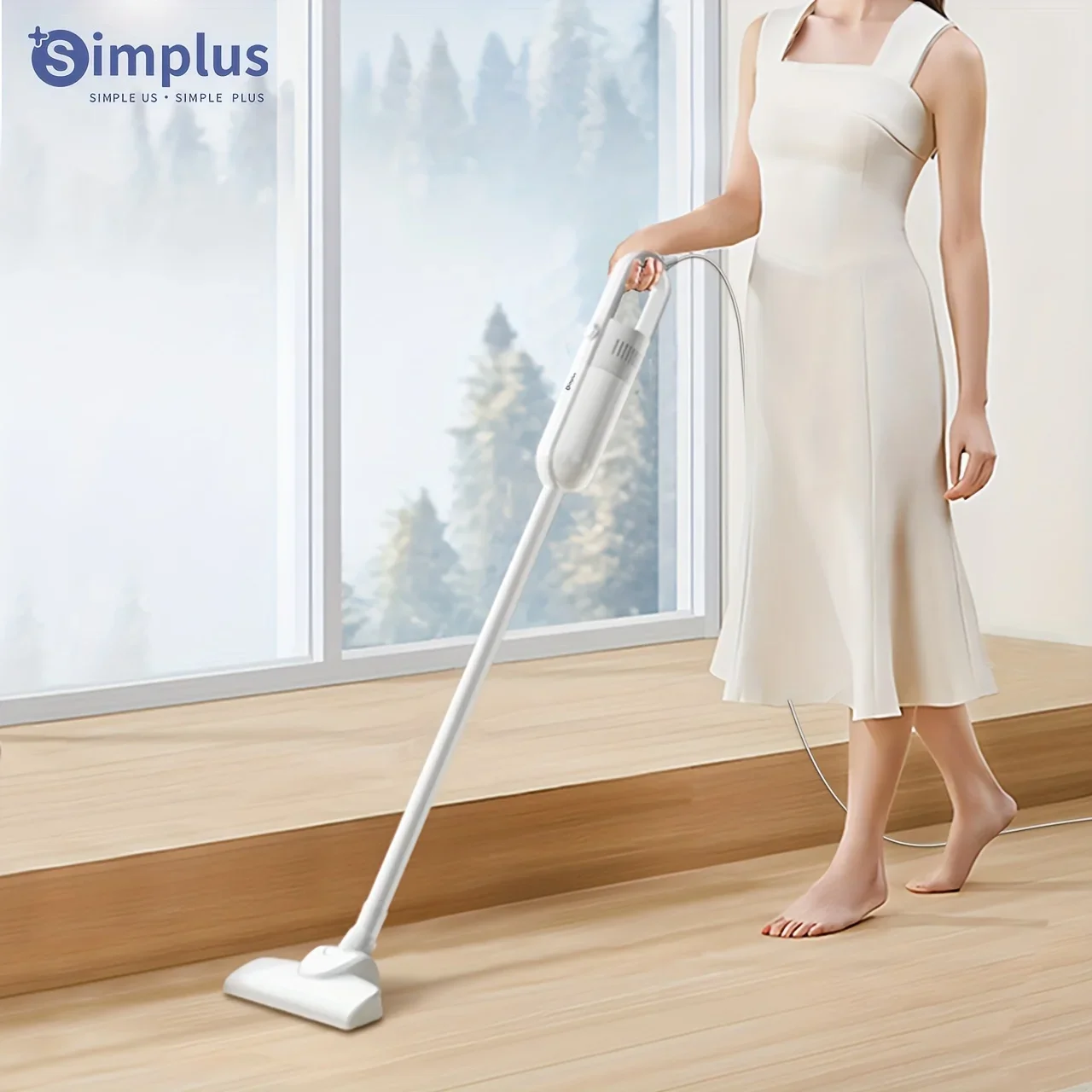 

Powerful Vacuum Cleaner With HEPA F6 Filter,Lightweight Design,2 Brushes Heads For Various Indoor And Outdoor Cleaning Scenarios