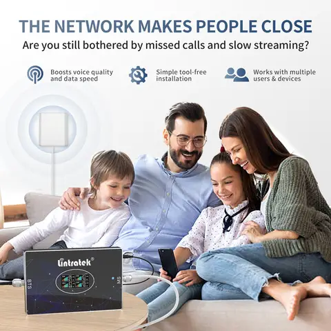 Lintratek Mobilförstärkare 4-bands mobilnätsförstärkare 4g 5g Mobiltelefonsignalförstärkare LTE B28 700 CDMA PCS AWS 1700/2100Mhz 12 best sales Lintratek signalförstärkare - №1