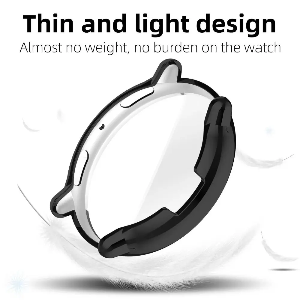 TPU 보호 케이스 긁힘 방지 전체 보호 스크린 커버 범퍼 시계 쉘 Amazfit Active 2 스마트 시계 액세서리