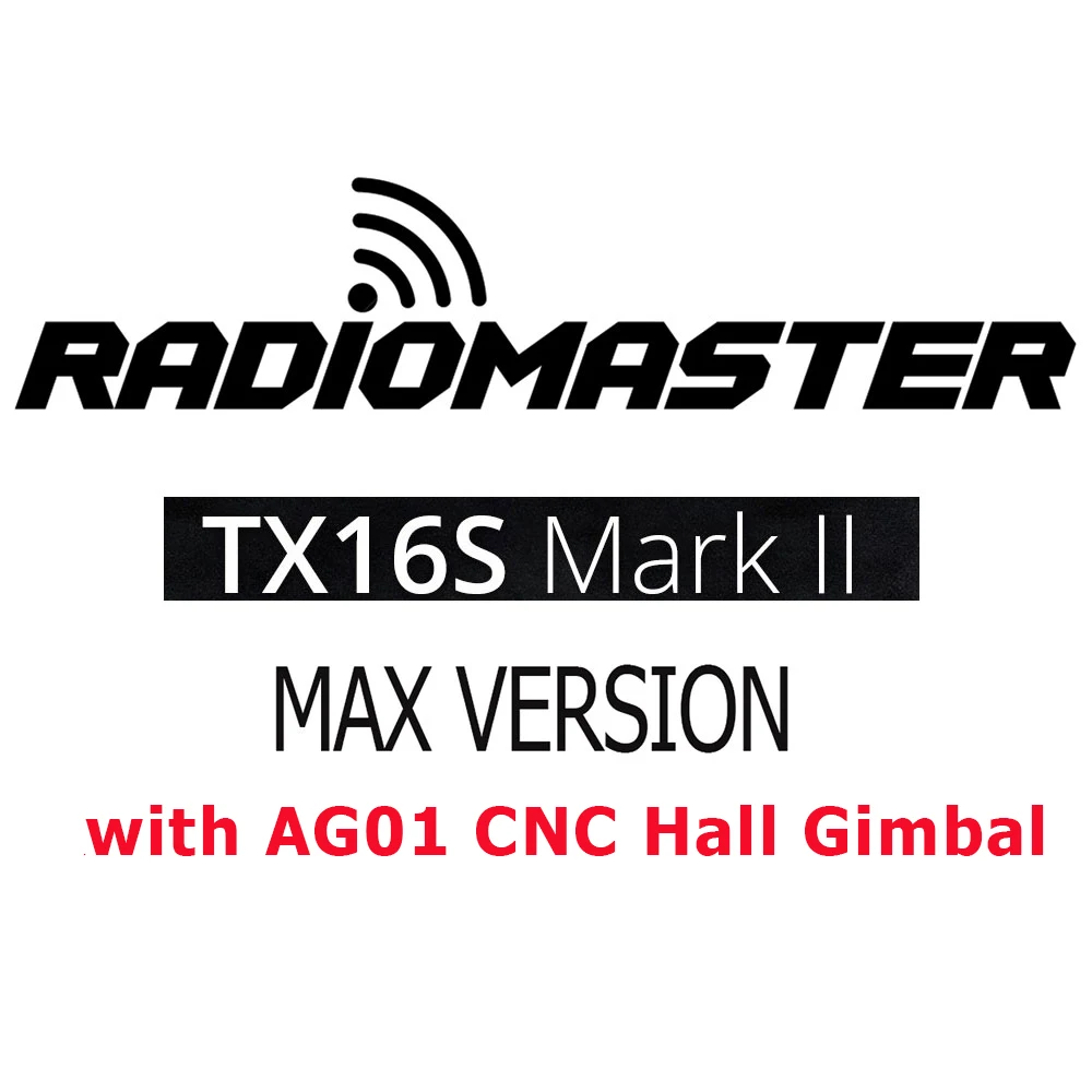 RadioMaster TX16S MKII MAX With AG01 Full CNC Hall Gimbals Transmitter Remote Control ELRS 4in1 Support EDGETX OPENTX Pre-order