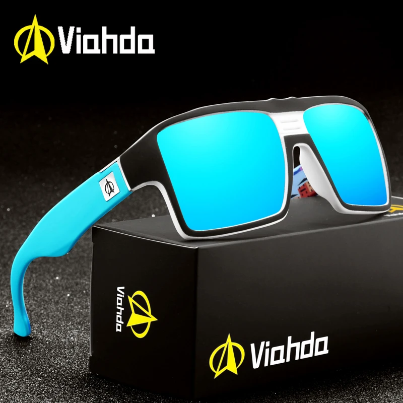 VIAHDA Polarized Fishing Sunglasses Men Glasses Outdoor Goggles Camping Hiking Driving Sun Glasses Women UV400 Sports Eyewear