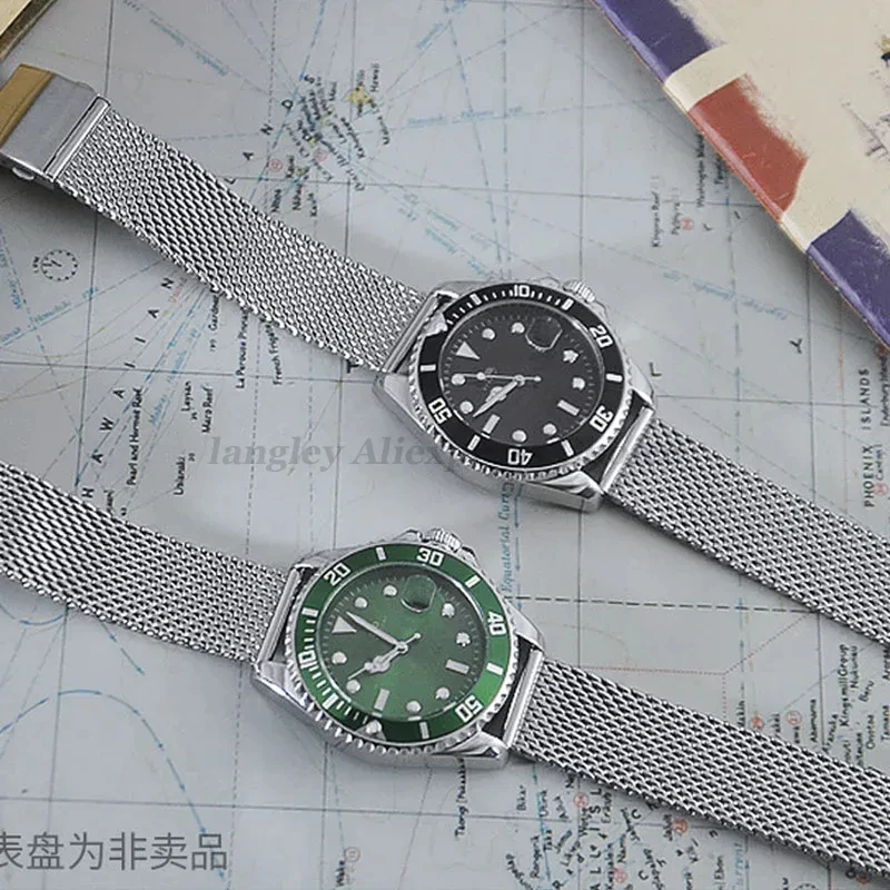 Milanese المعادن حزام (استيك) ساعة 1.0 مللي متر 0.6 مللي متر شبكة سوار ل Seiko ل IWC حزام 3 مللي متر سمك 18/20/22 مللي متر سوار معصم من الفولاذ المقاوم للصدأ