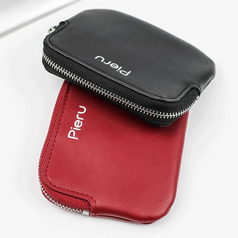 Coin Purse Mini Multifunctional Key Money Bag Simple Solid Color Portable Convenient And Practical Small Zipper Wallet