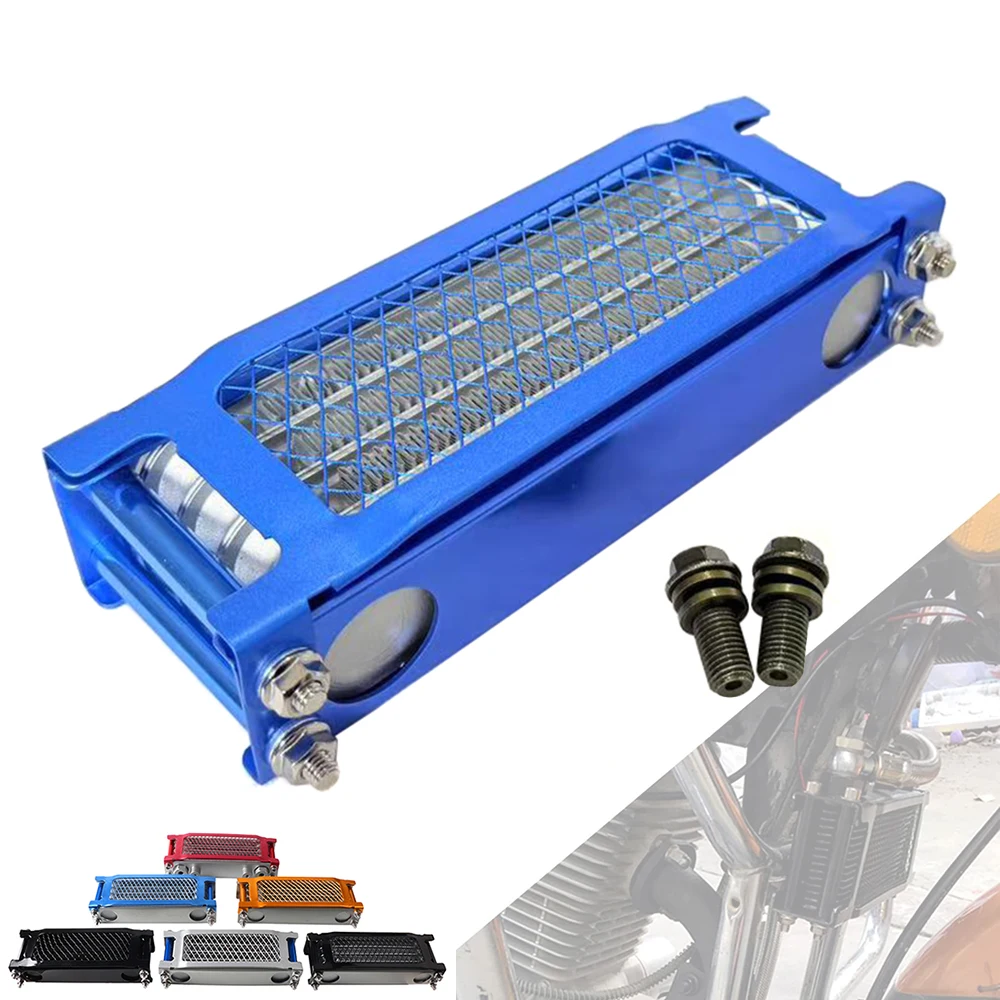 

Motorcycle Oil Cooler Replacement Kit with Banjo Bolts for 50cc 110cc 125cc Dirt Bike ATV
