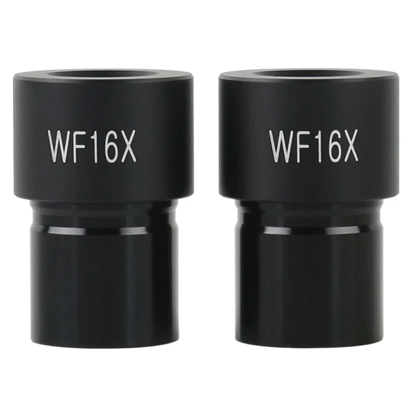 WF16X Biological Microscope Eyepiece Wide-angle Eyepiece Optical Glass Lens 23.2mm interface