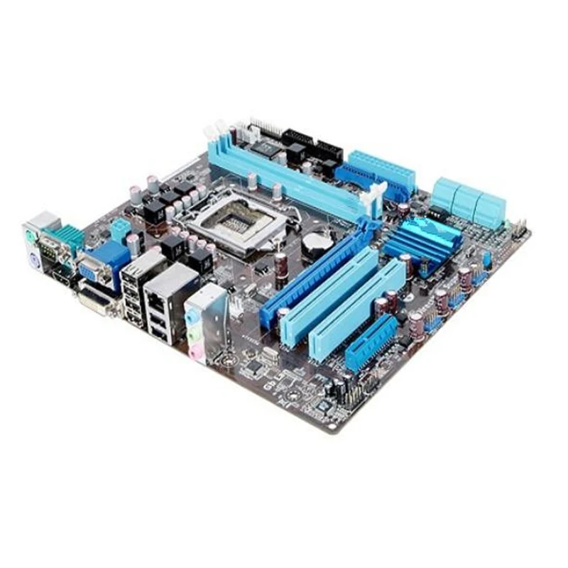 For Intel H55 P7H55-M LE motherboard Used original LGA1156 LGA 1156 DDR3 16GB USB2.0 SATA2 Desktop Mainboard