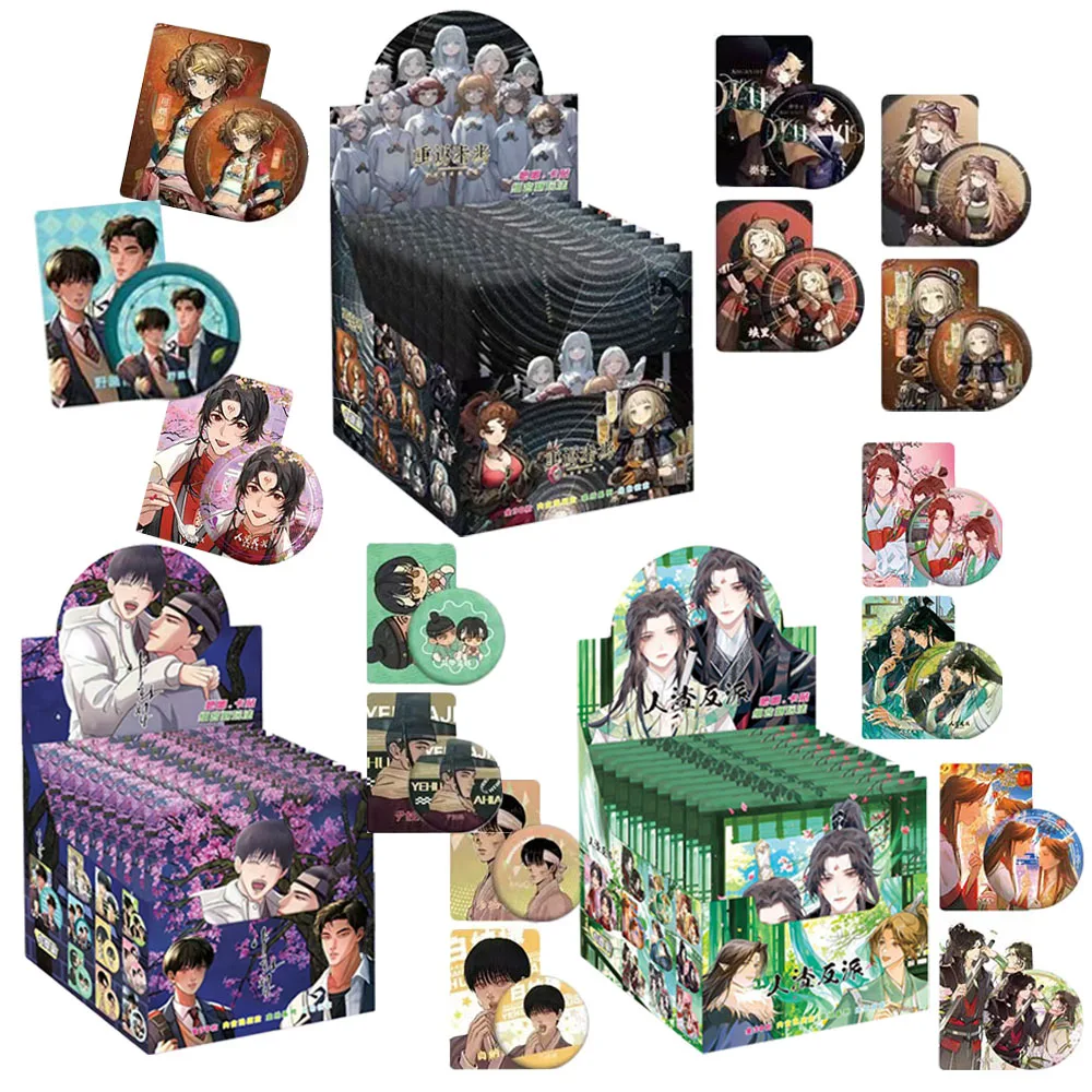 

Anime Cosplay Badge Double Flash Cartoon Brooch Transparent Card Set Floating Pet Toys Backpack Accessories Gifts for Friends