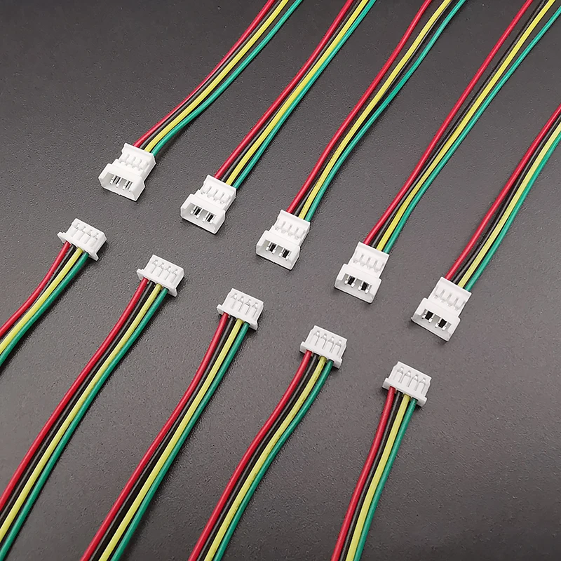 5/10 Pairs Mini Micro JST 1.25 mm Pitch 4 Pin Male Female Plug Socket Terminal Connector With Wire Cable 15CM 28AWG