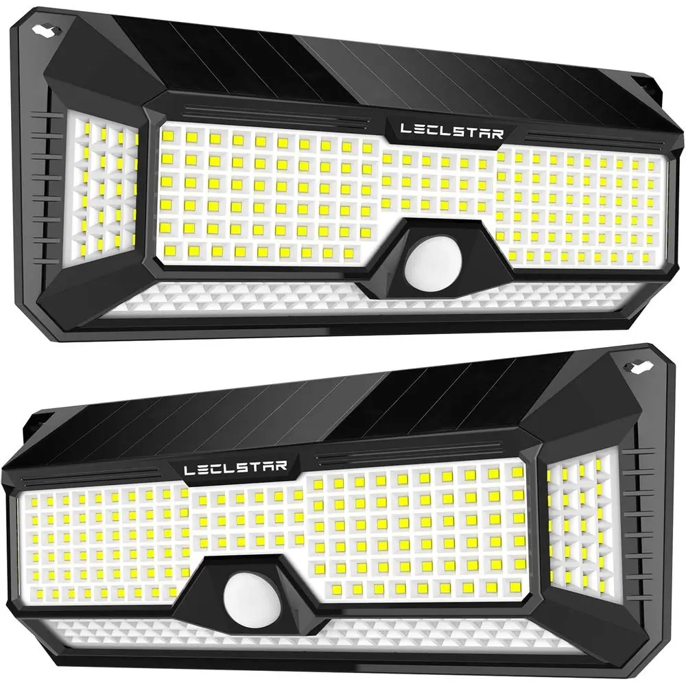 

4000Lm 268 LED Security Lights with 4 Wide Angle, Motion Sensor Outdoor Lights, IP65 Waterproof Wireless Wall Lights