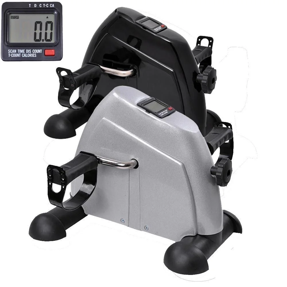 Mini Under Desk Bike Sitting Pedal Exerciser Bike, Portable Cycle Machine With LCD Screen for Arm & Leg
