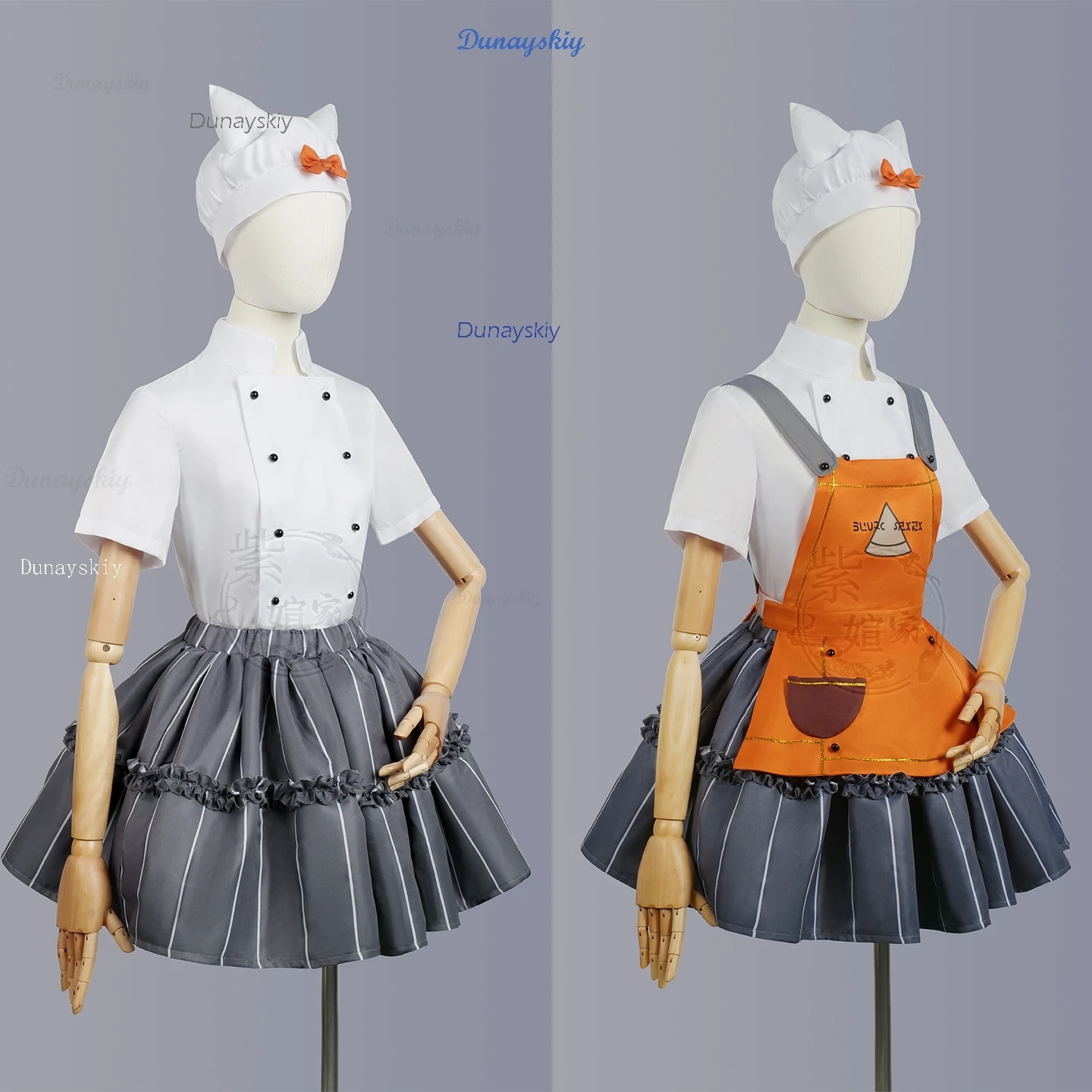 

Wuthering Waves Trattoria Margherita Cosplay Game Wuwa Outfit Costume Wig Women Halloween NPC Roleplay Clothes Pizza Shop Owner