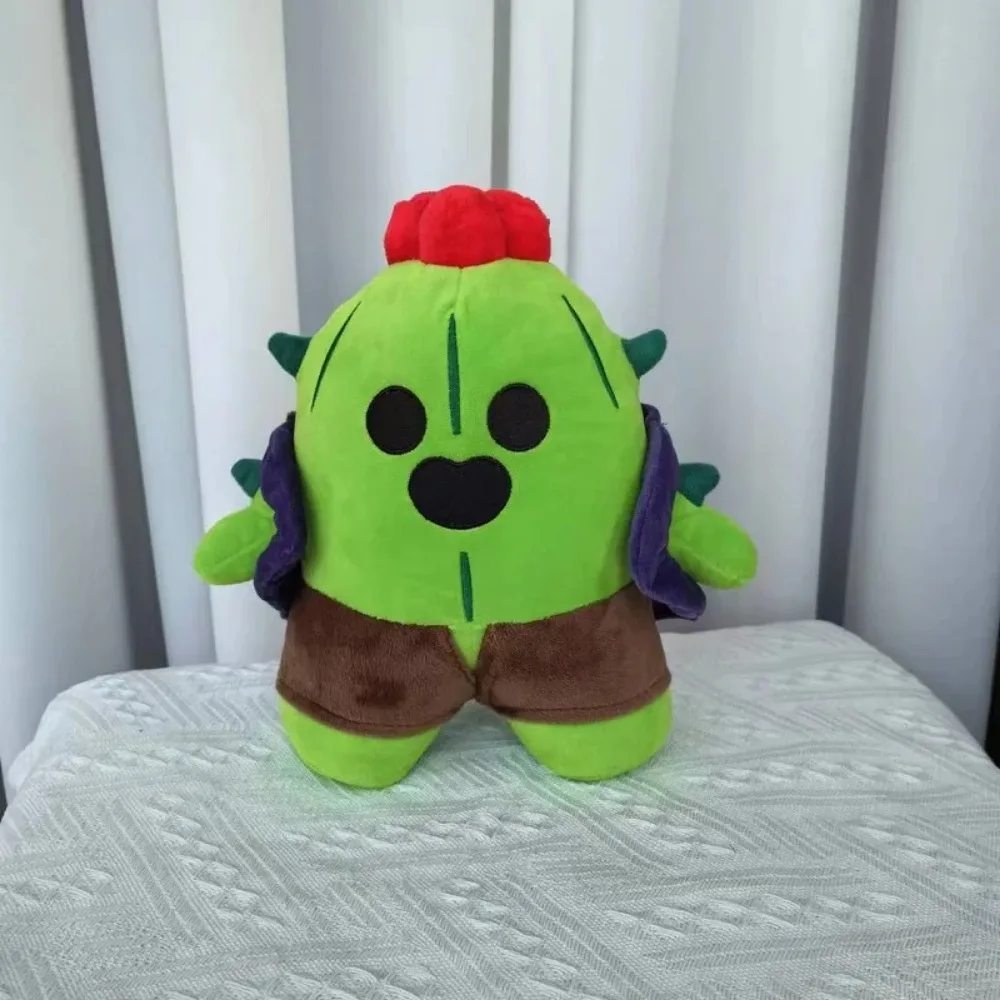 Kawaii Brawl Spike Plush Toy Cute Peluche Plush Doll Kawaii Cactus Pillow Lovely Soft Doll Home Room Decoration Kids Toys