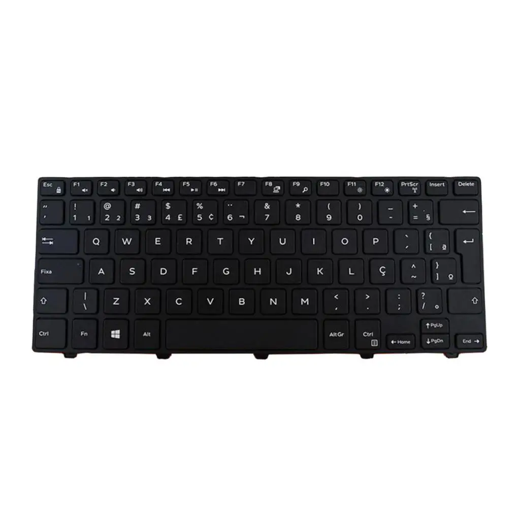 Brazilian Portuguese Layout Replacement Laptop Keyboard Glossy 14 3452 3441 3442 5447 3458 14-3000