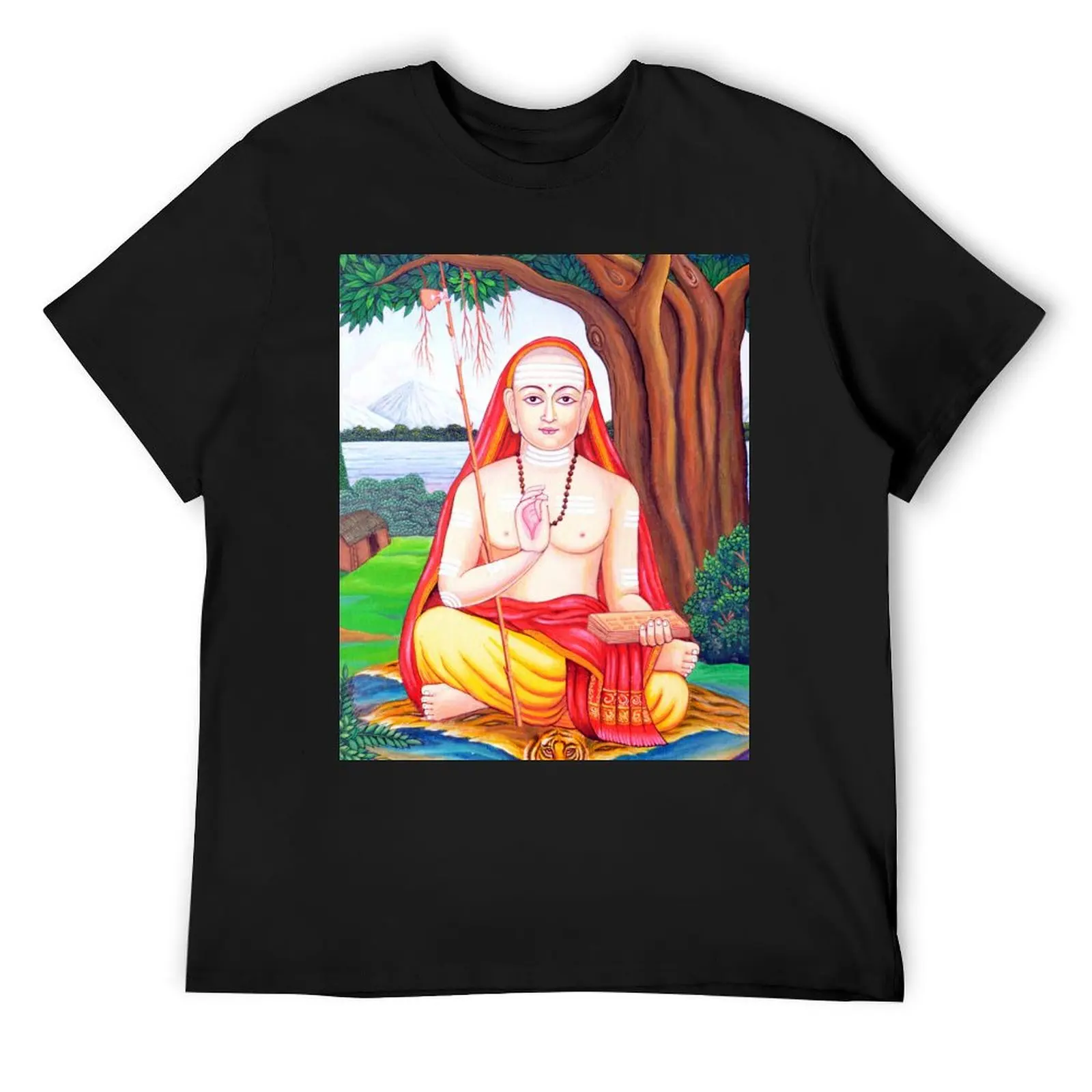 

Adi Shankara T-Shirt tees vintage t shirts shirts graphic tee T-shirt men