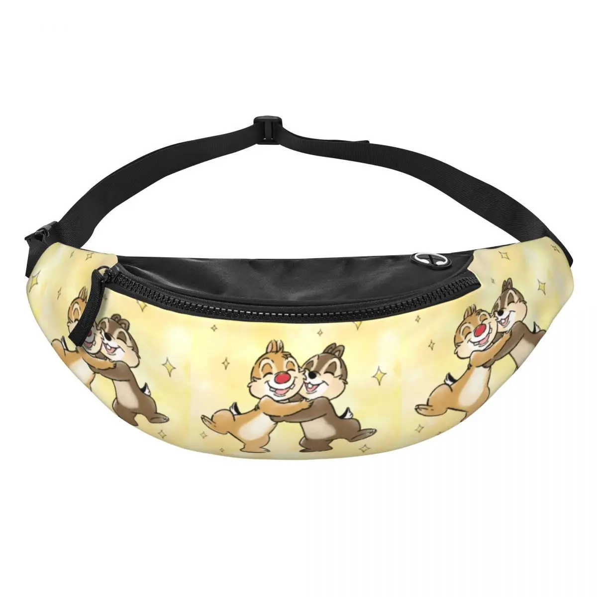 

Custom Chip Anime D-Dales Fanny Pack for Women Men Fashion Crossbody Waist Bag Traveling Phone Money Pouch