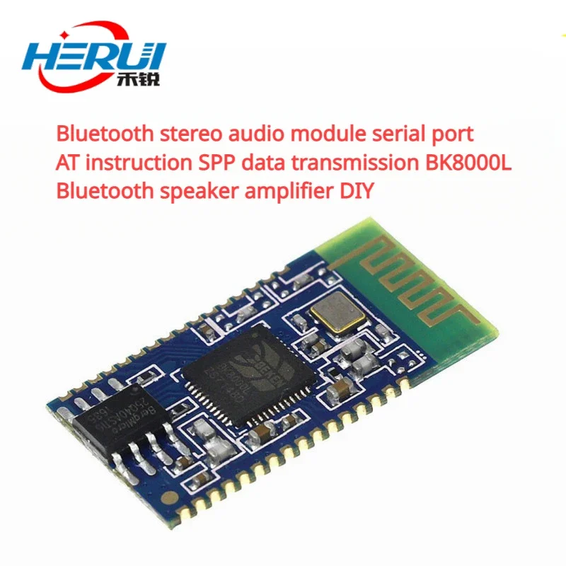 

Bluetooth stereo audio module serial port AT instruction SPP data transmission BK8000L Bluetooth speaker amplifier DIY