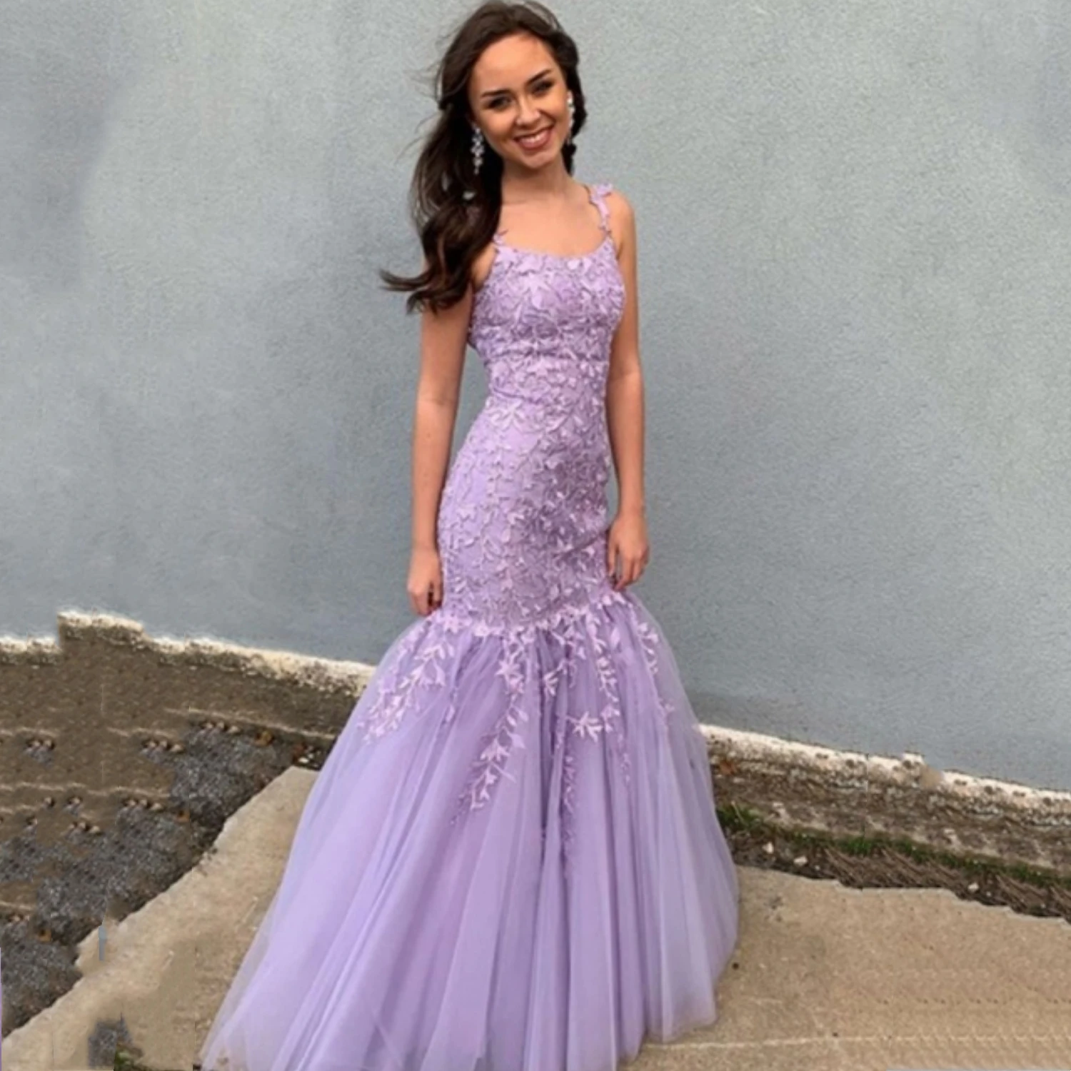 

Mermaid Dresses for Women Gala Dresses Woman Lavender Purple Guest Wedding Party Dress Women Elegant Luxury Sexy Customized