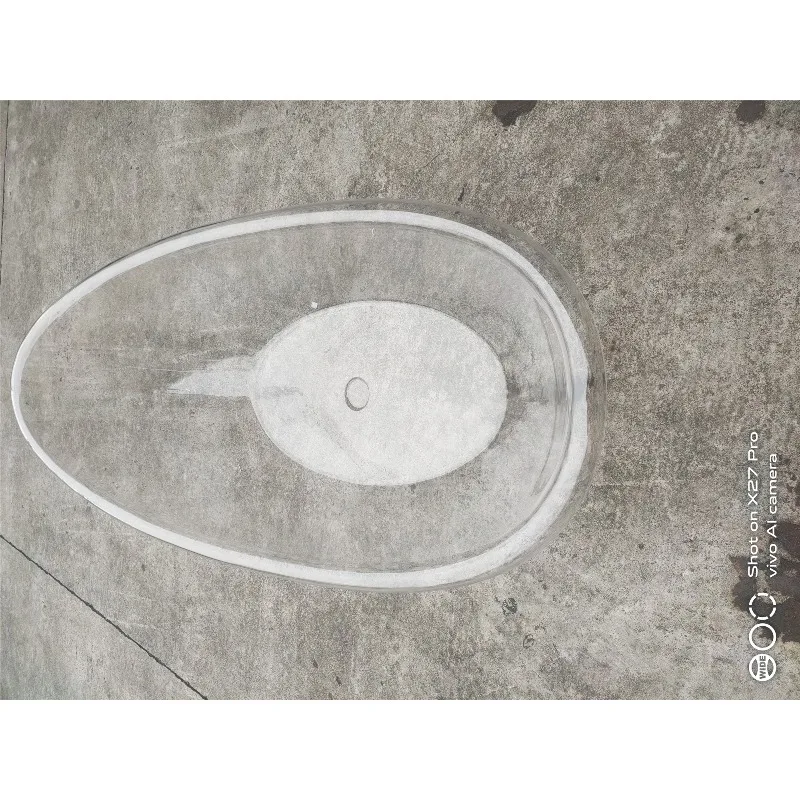 Factory Produces Bathtubs Comfortable and Thick 1.5m clear Polycarbonate Bathtubs