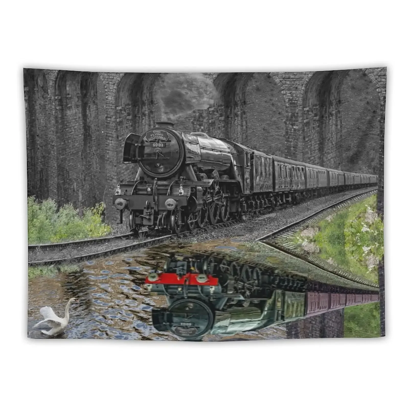 

Under the viaduct Tapestry Living Room Decoration Carpet Wall Kawaii Room Decor Tapestry