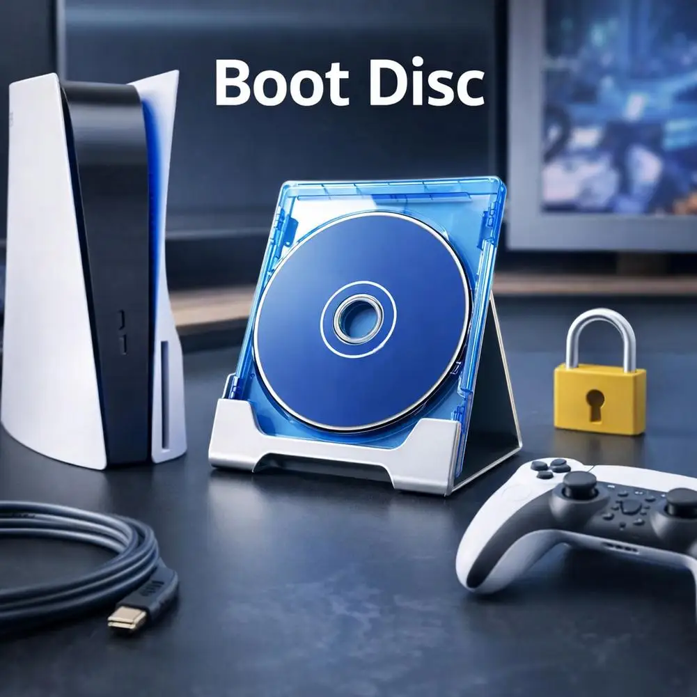For PS5 10.20-12.00 BD-JB Disc 1 Click Boot No PC Needed All-in-One Jailbreak Disc Homebrew Play Backup Games Accessories
