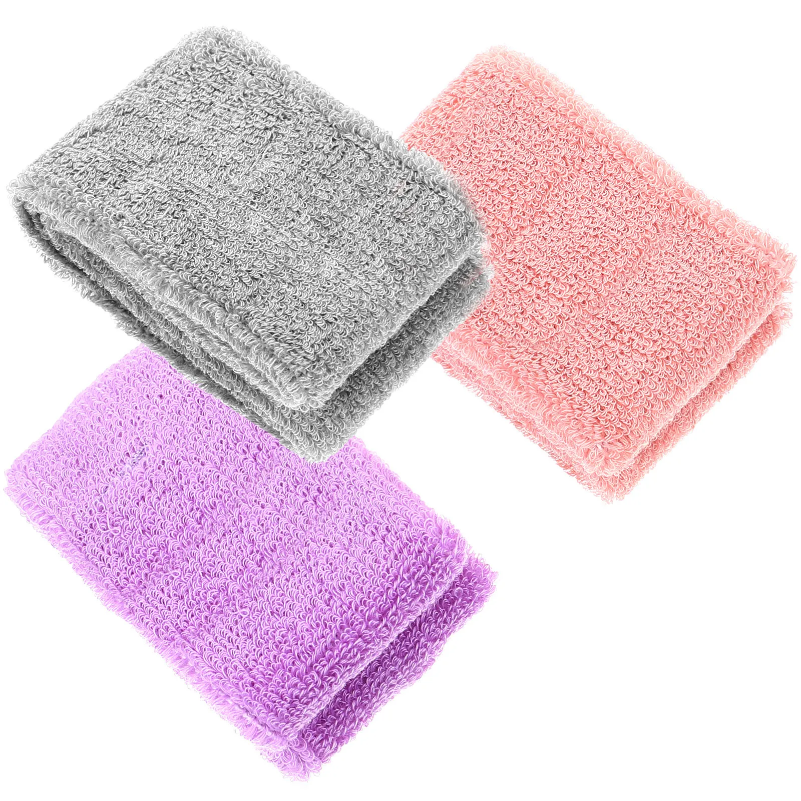 

Набор из 3 эластичных дышащих повязок для волос для женщин: для йоги, тренировок, бега, спортзала, умывания