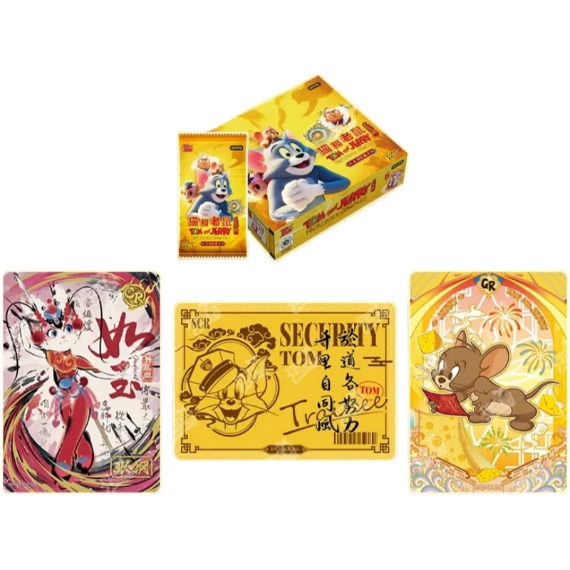 

Kayou Official Genuine "Tom and Jerry" Movie Collection Cards - Star Disk Romance SCR Card Official Card Packs