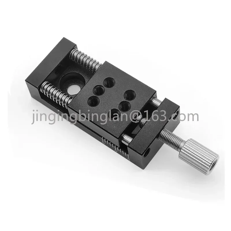 20x20MM X Axis Linear Stage Stroke 10MM Fine‑Tuning Precision Mini Sliding Table Micro Manual Laboratory Translation Stage