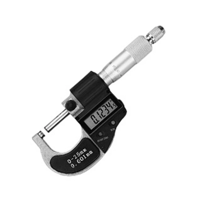 

Digital outer diameter micrometer High precision electronic 0-25mm measuring tool Industrial alloy spiral micrometer