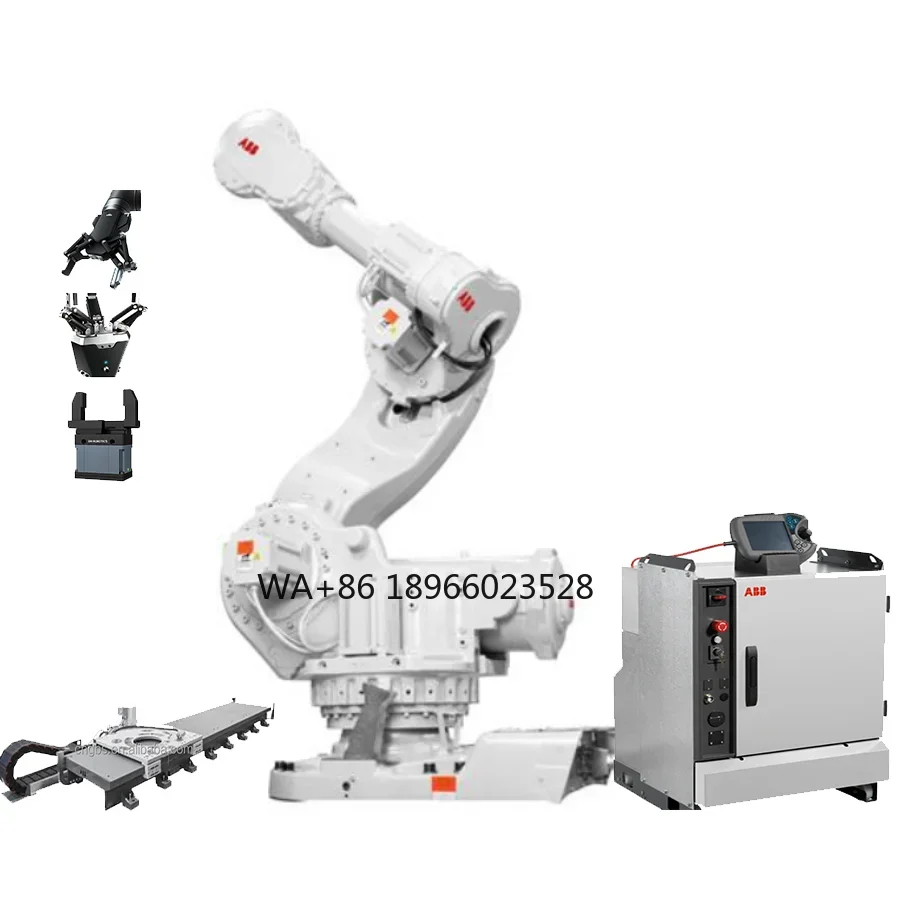 Assembly Handling IRB 7600-340/2.8 Robot With Robot Fixture For Transportation Automatic Handling  Food Or Package Bags In Plant