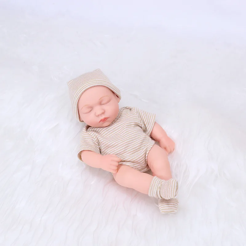 Puppenkleidung für 20cm Reborn-Puppen Set für 7,87 Zoll Pullover Overall Puppenkleidung DIY Anziehspielzeug Puppenzubehör – Detail 19