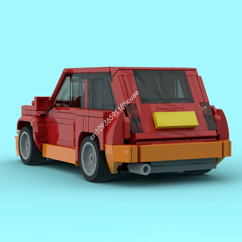 451 pièces MOC R5 Turbo-rouge City Champions Super blocs de construction de voiture apprentissage de la vapeur capacité pratique jouet de noël logique cadeau