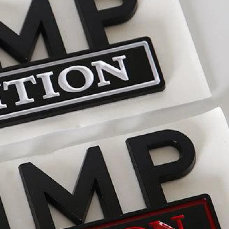 Car Badge ABS Edition Scratch Resistant Non-Fading Auto Emblem for Car Truck SUV Exterior Decor Accessories