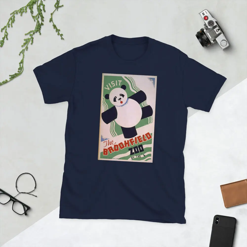 Visit the Brookfield Zoo WPA Poster 1936-38 Short-Sleeve Unisex T-Shirt