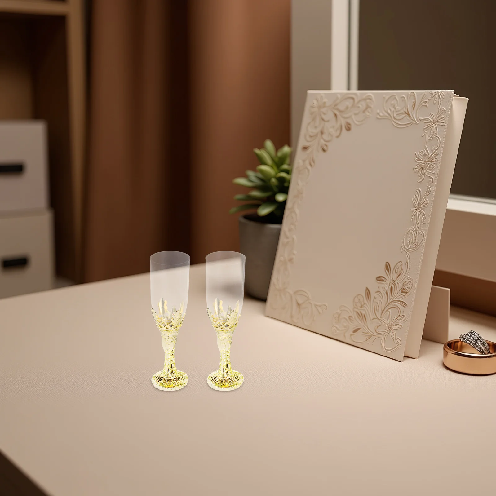 

12Pcs Church Decorative Goblets Vintage Chalice for Communion Wedding Altar Ritual Wine Drinking Cups Party Goblets