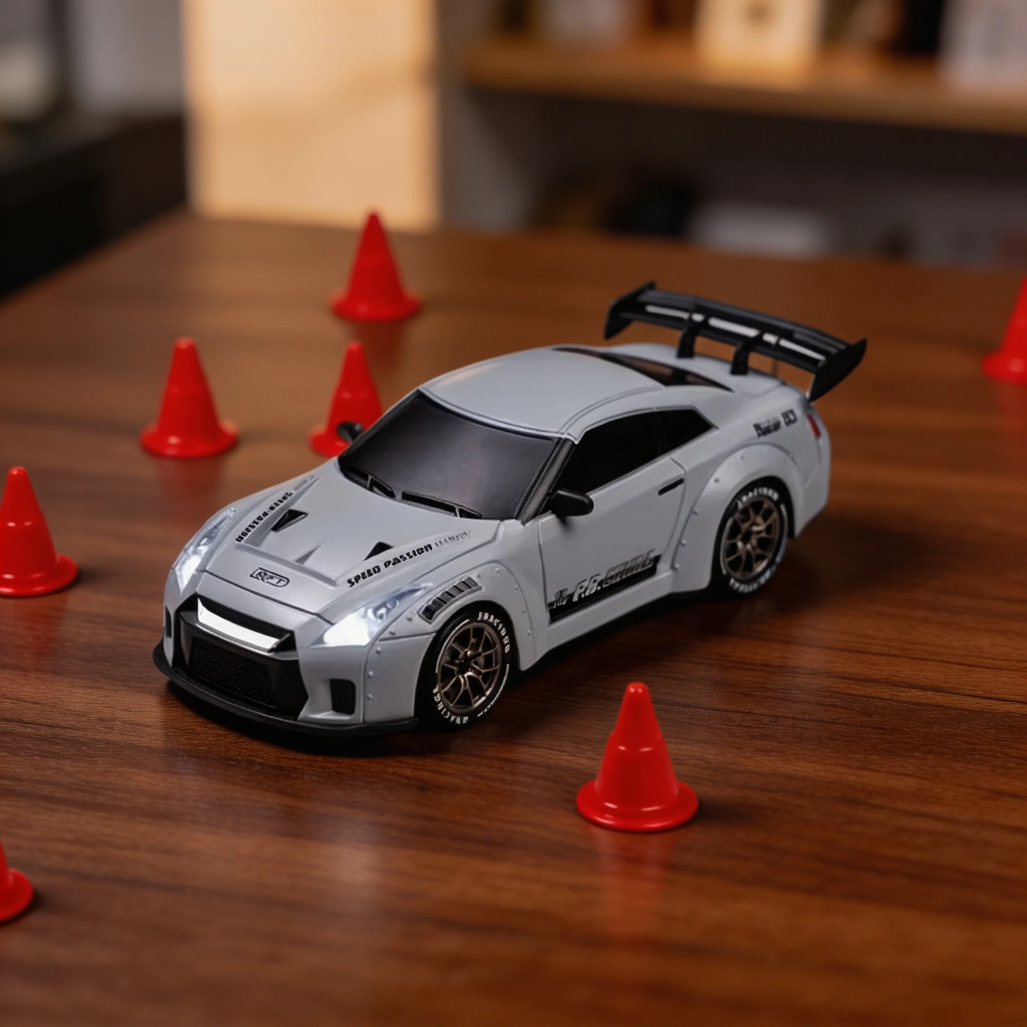1/24 desktop RC drift racing car, four-wheel drive full proportional control mode, children's toy remote control car gallery 5