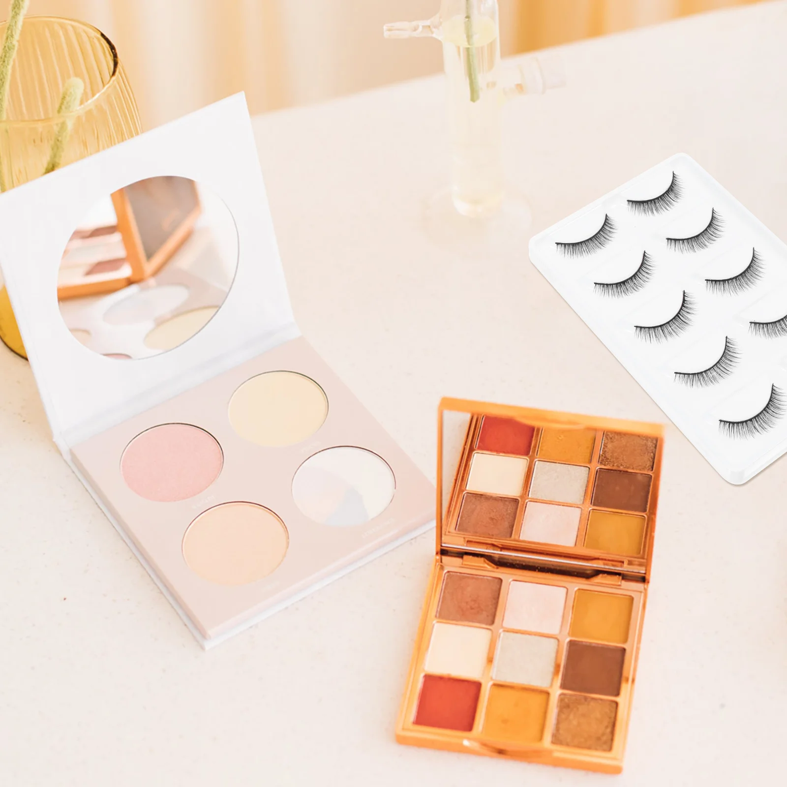 

5 Pairs False Eyelashes Set Bulk Fake Lashes For Women Girls Fashion Curly Natural Makeup Extension Lashes Daily