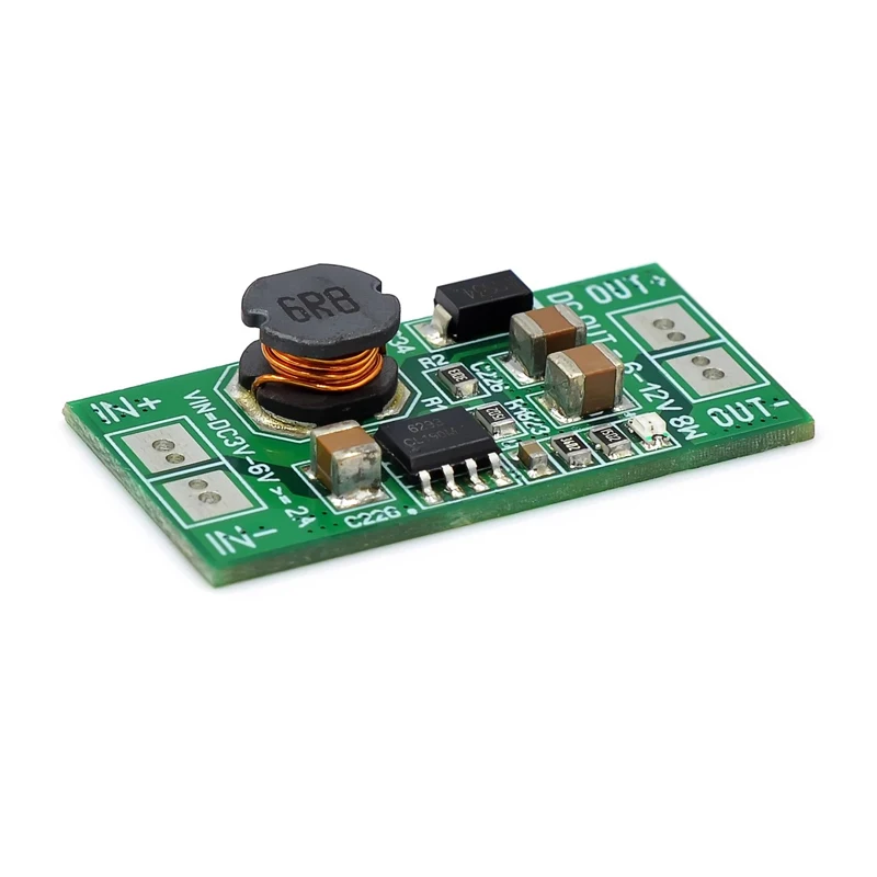 2~200Pcs Low-voltage High-power Boosting And Stabilizing Module 8W 5V~12V DC Pad To DC Version