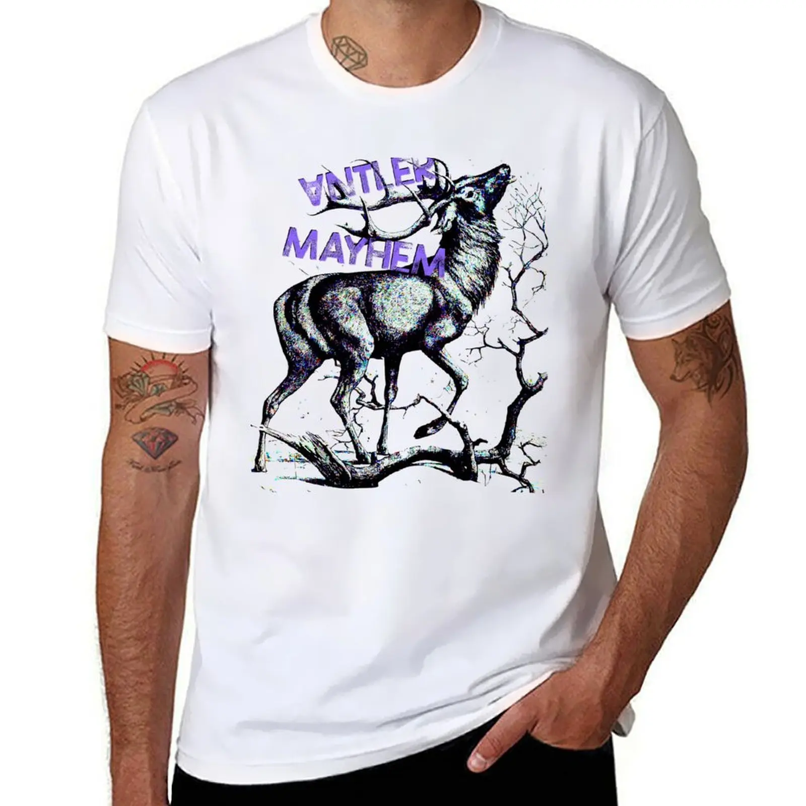 

Antler Mayhem Deer T-Shirt t shirt for man man t shirt luxury T-Shirt