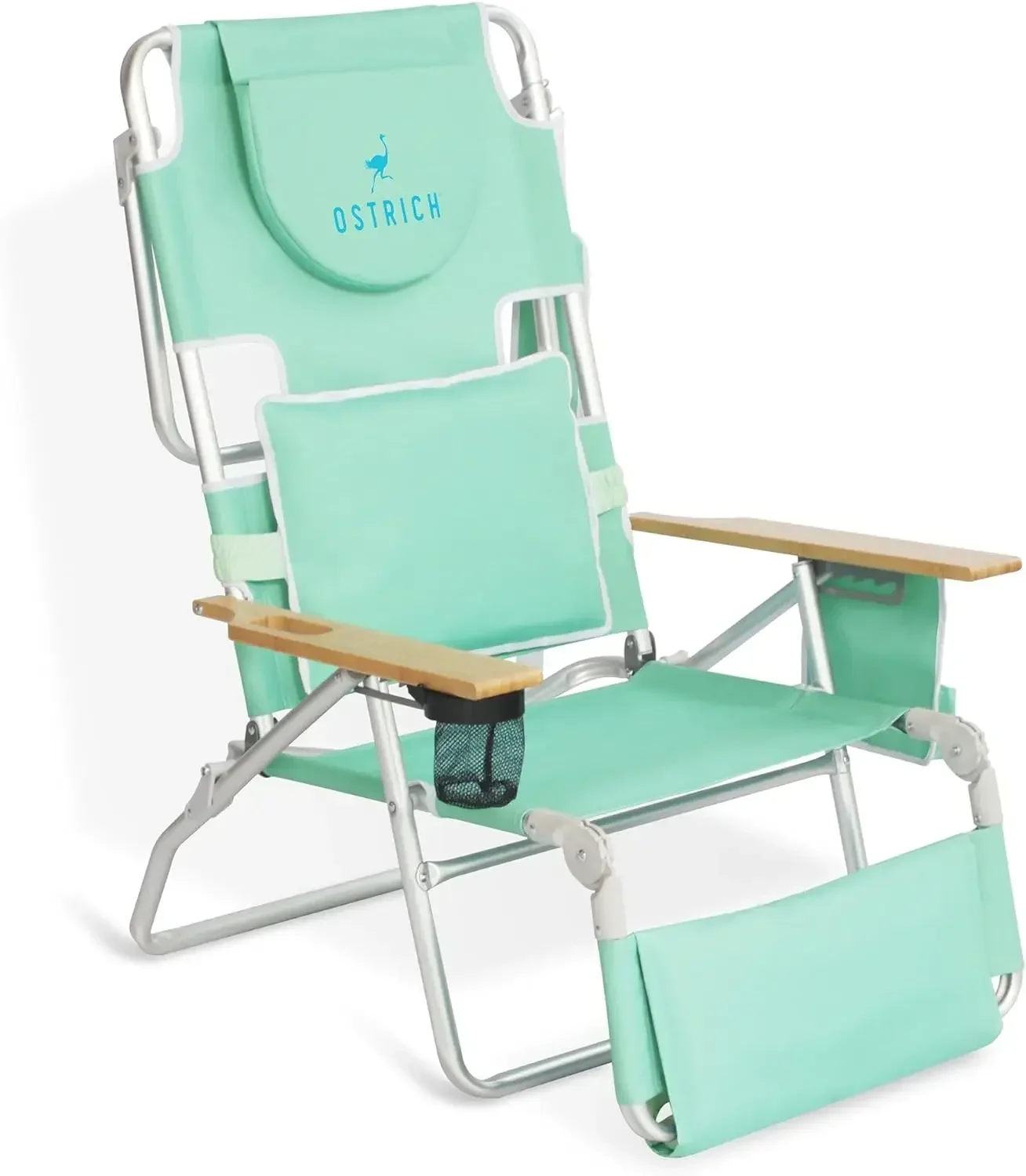 

q Face Opening - Portable Reclining Lounger for Tanning - Face Hole for Reading on Stomach - Padded