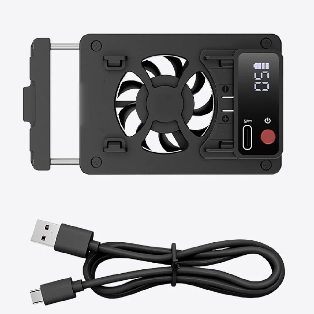 

Вентилятор охлаждения камеры с гибким креплением, перезаряжаемая внешняя система охлаждения камеры для видеозаписи, радиатор камеры DSLR