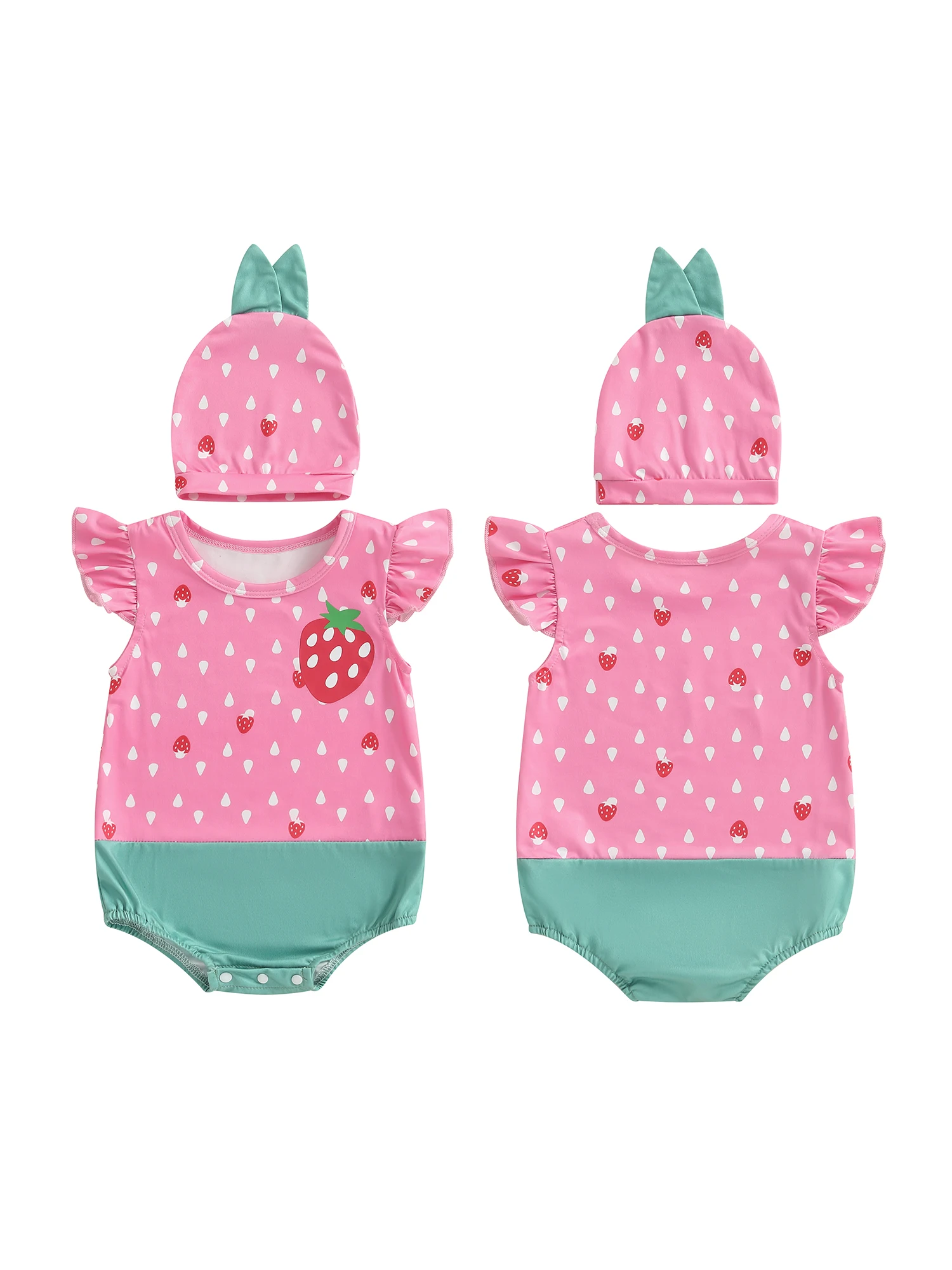 3Pcs Baby Boy Spring Outfits Short Sleeve V-Neck Romper with Pants Set Toddler Animal Costume and Hat Ensemble