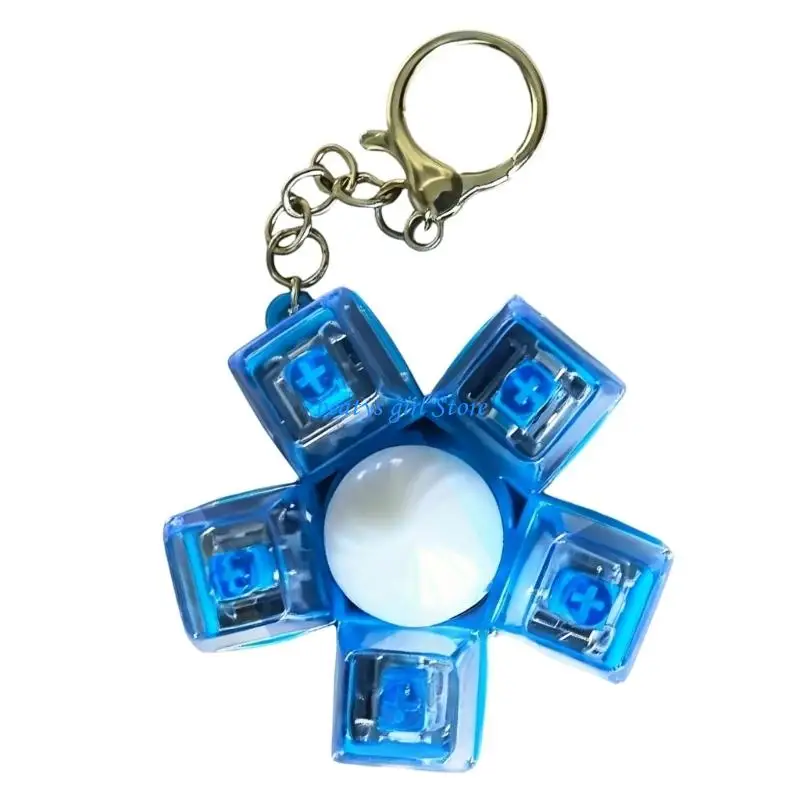 C7AB Keychain Holders For Office Desk Students Travelers Keyring Organizers