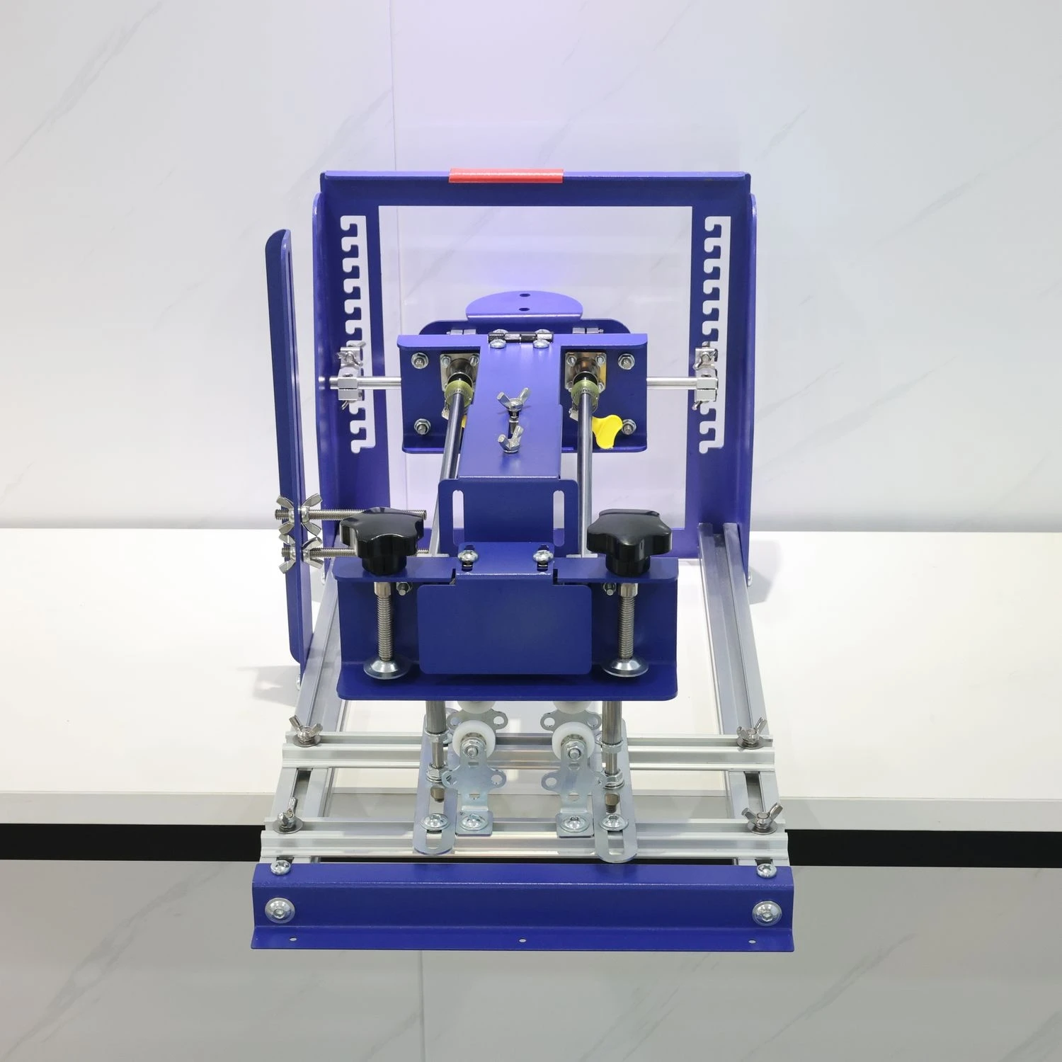 DL-qm-001 Semi-Automatic Servo Oval Screen Printing Machine Plate Cup Fixture Color Paper Cutting Machine Presented Screen