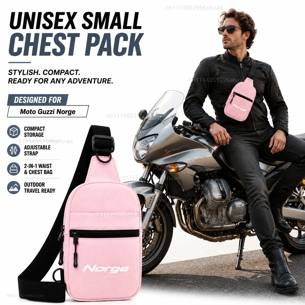 Motorcycle 2In1 Multi-functional Waist Bag Chest Bag Outdoor Travel Bag Waterproof Riding For Moto Guzzi Norge 2006-2016 Touring
