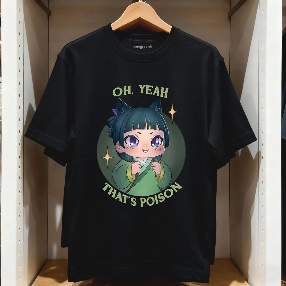 Oh Yeah That's The Apothecary Diaries Maomao T-shirt Anime Woman Man Vintage Graphic T Shirts Cotton Adult Tops Tee
