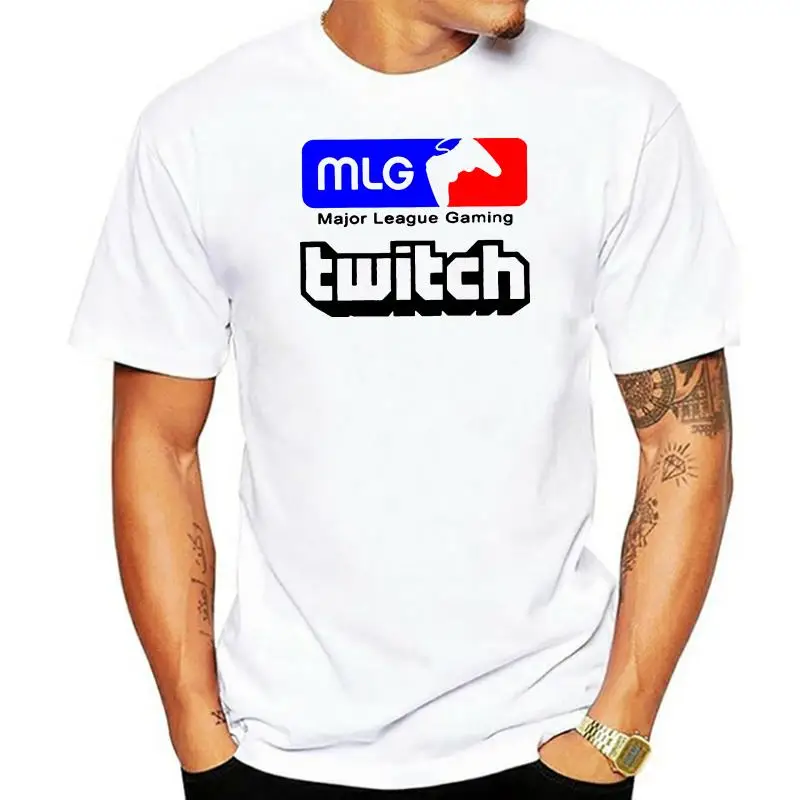 2022 Summer New Arrival T Shirt America MLG Major League Gaming Twitch Printed T-Shirt O-Neck Clothes Cool Game Team Tops Tees