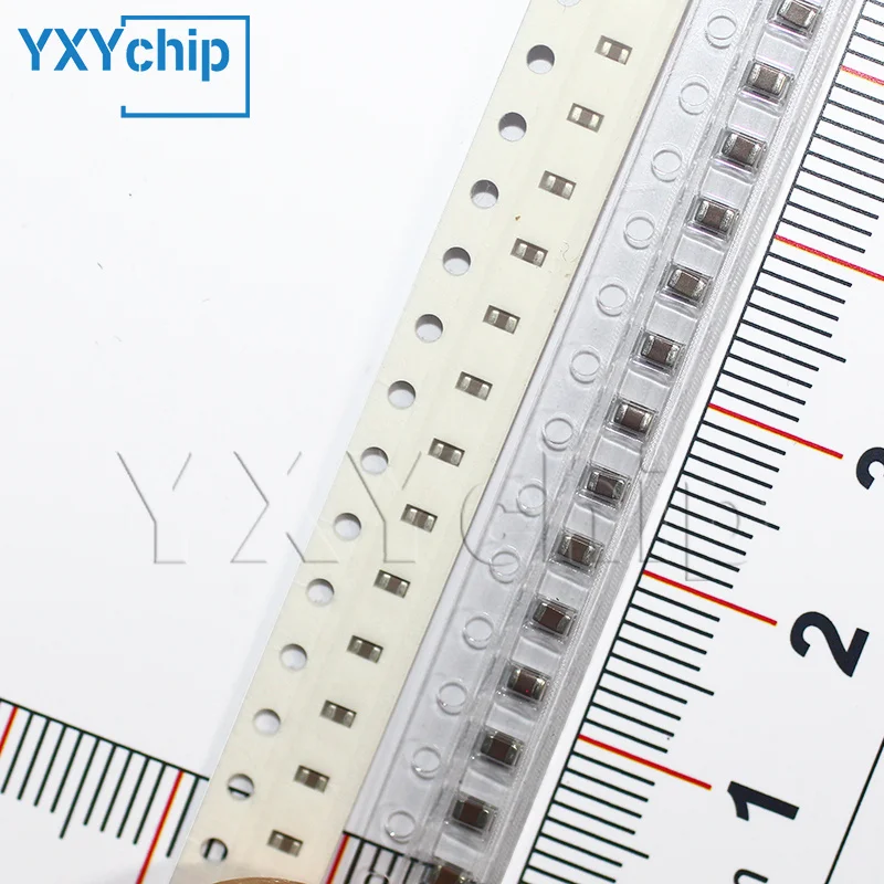 50PCS 0603 0805 1NF10NF100NF 2.2NF22NF220NF 4.7NF47NF470NF 50V 100V 250V 10%  1608 2012 SMD Chip Multilayer Ceramic Capacitor