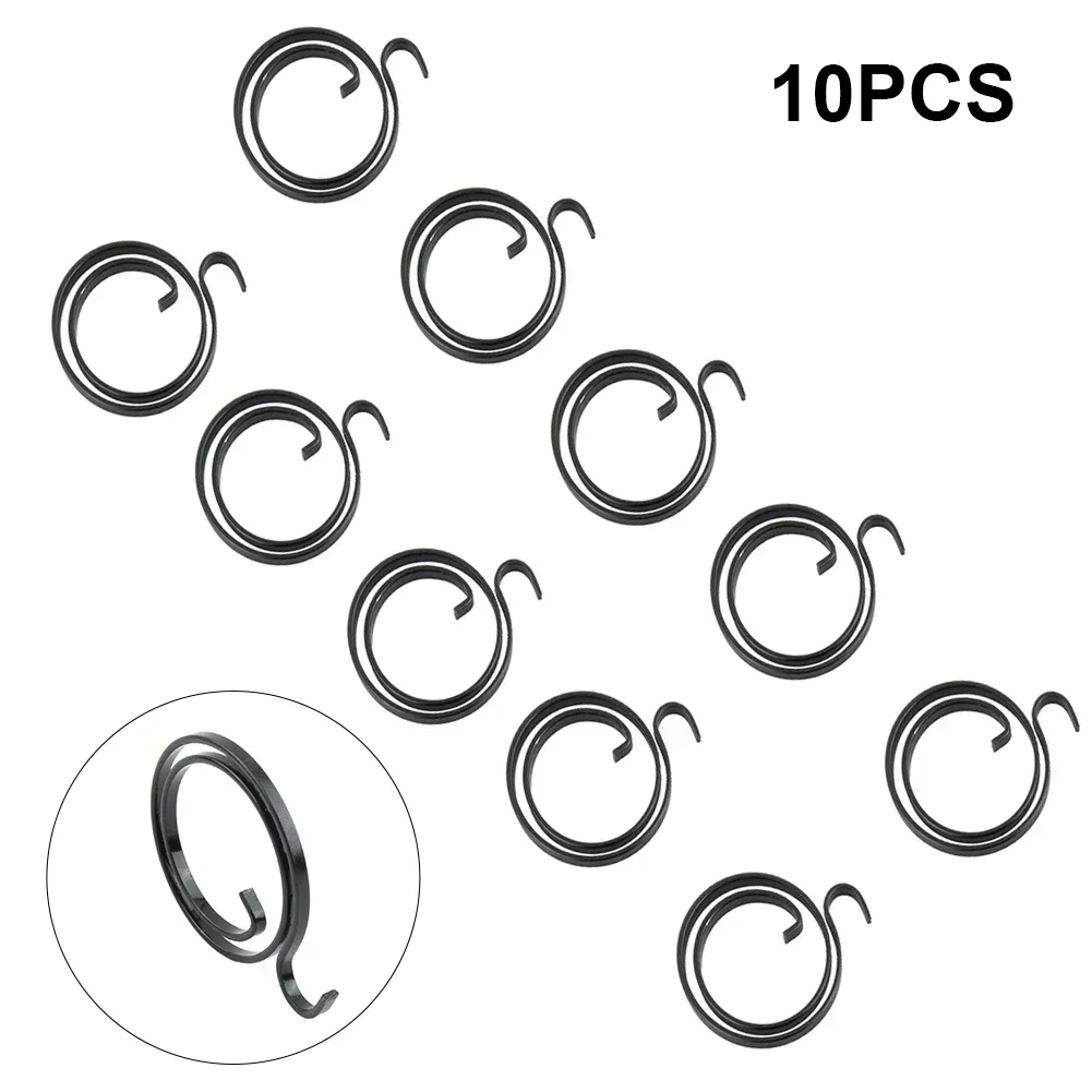 10pcs Spring For Door Knob Handle Lever Latch Internal Coil Repair Spindle Lock Torsion Spring Flat Section Wire Accessory