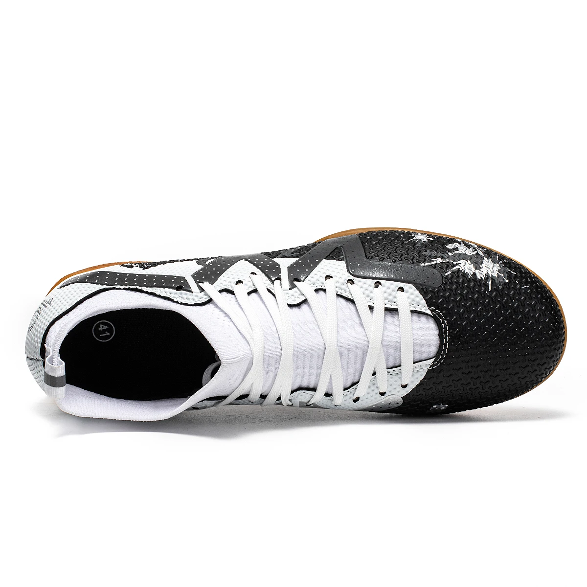 Professional Sports Indoor Flat Bottomed Football Shoes Teenagers Non Slip High-Tops Training Shoes Adult Durable Soccer Shoes